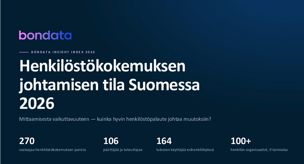 Henkilöstökokemuksen johtamisen tila Suomessa 2026
